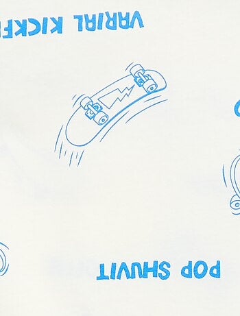 T-shirt com estampado de manga curta