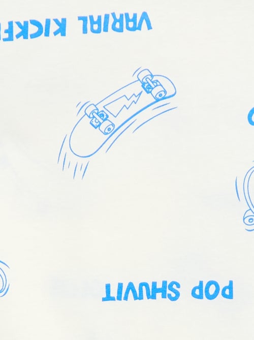 T-shirt com estampado de manga curta - Kiabi