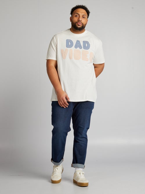 T-shirt com estampado de manga curta - Kiabi