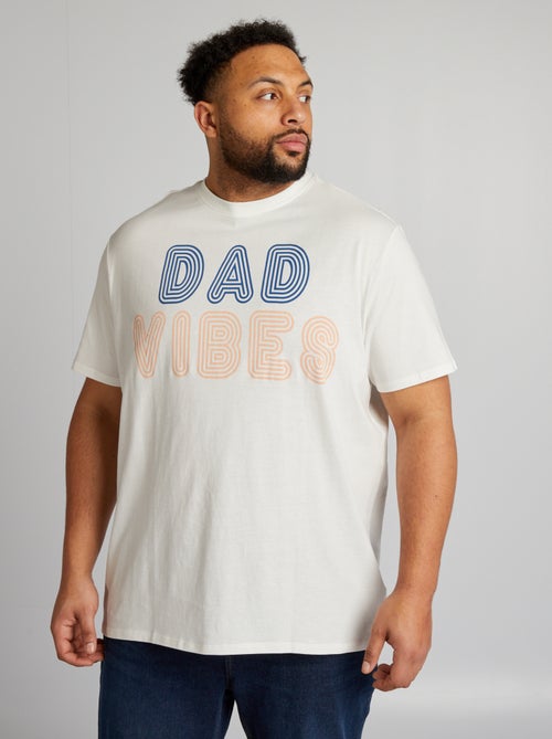 T-shirt com estampado de manga curta - Kiabi