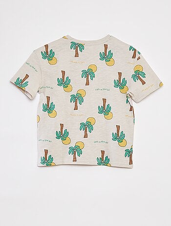 T-shirt com estampado de manga curta
