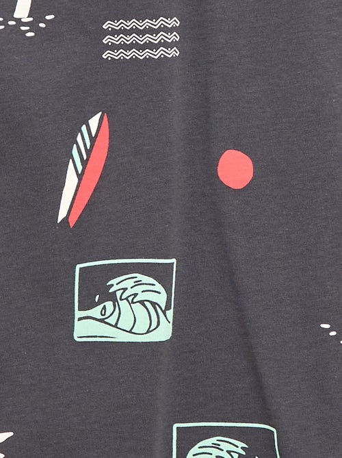 T-shirt com estampado de manga curta - Kiabi