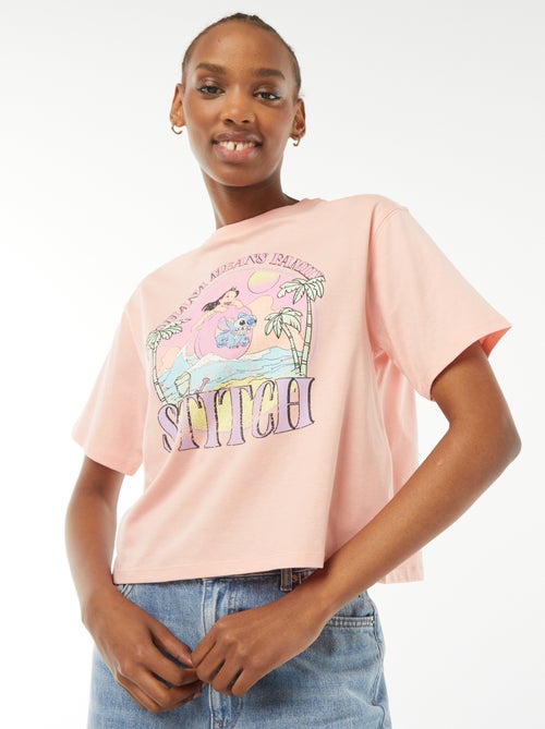 T-shirt com estampado de manga curta - Kiabi