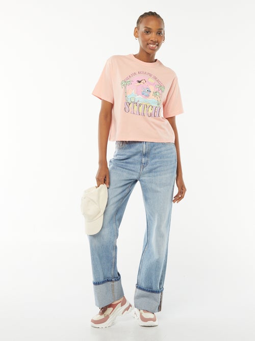 T-shirt com estampado de manga curta - Kiabi