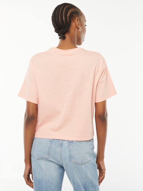 T-shirt com estampado de manga curta - Kiabi