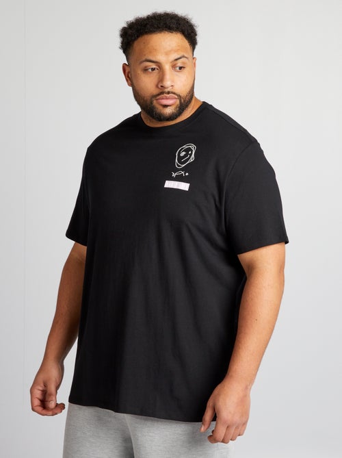 T-shirt com estampado de manga curta - Kiabi