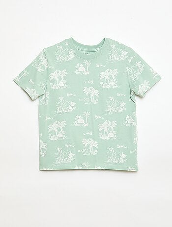 T-shirt com estampado de manga curta
