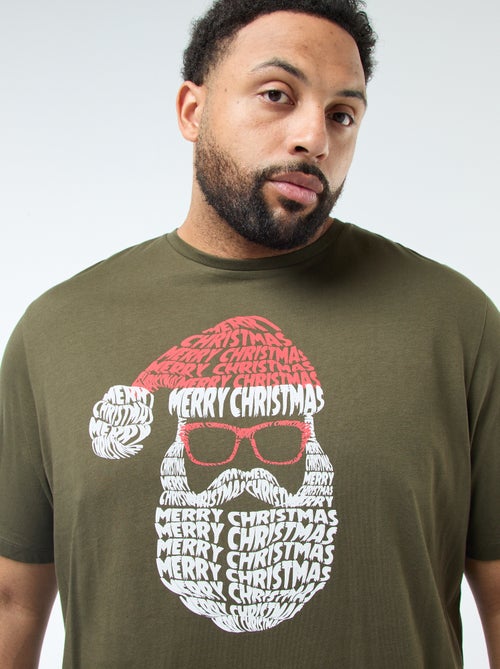 T-shirt com estampado de Natal 'Produkt' - Kiabi