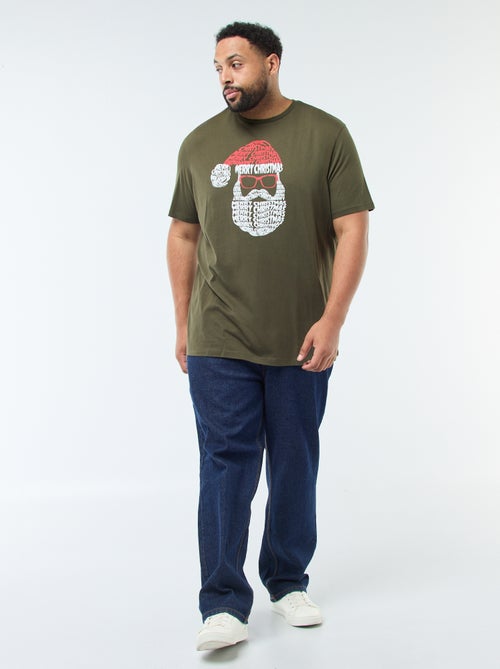 T-shirt com estampado de Natal 'Produkt' - Kiabi