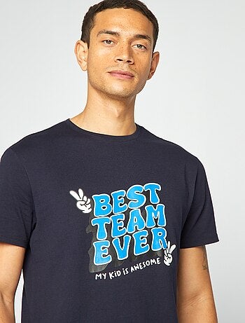 T-shirt com estampado Dia do Pai