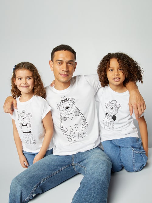 T-shirt com estampado 'Dia do Pai' - Kiabi