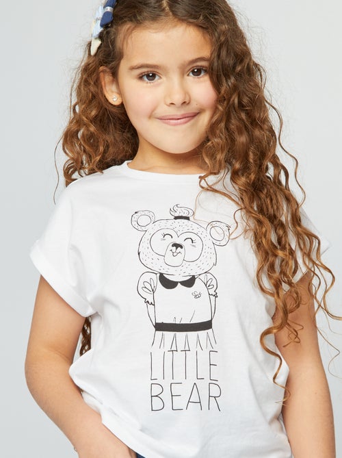 T-shirt com estampado 'Dia do Pai' - Kiabi