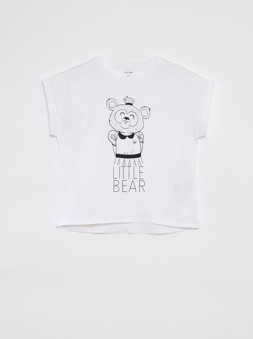 T-shirt com estampado 'Dia do Pai' - Kiabi