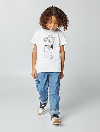 T-shirt com estampado Dia do Pai