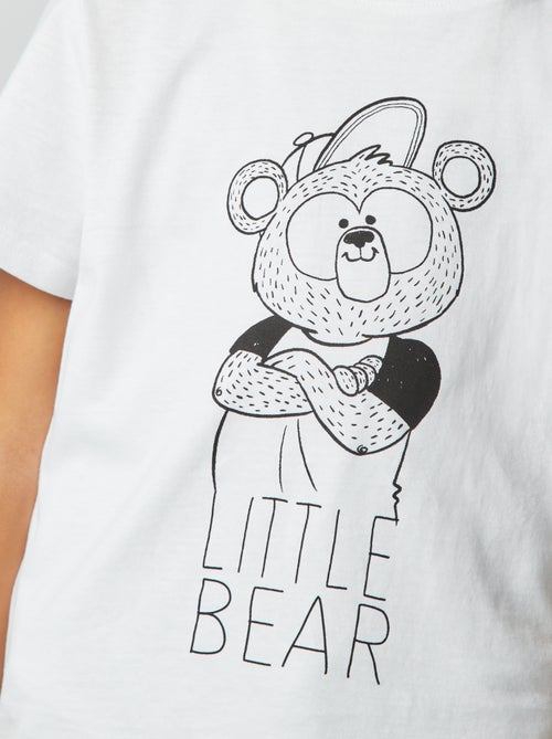 T-shirt com estampado Dia do Pai - Kiabi