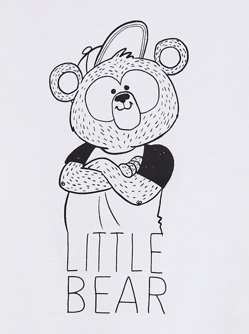 T-shirt com estampado Dia do Pai - Kiabi