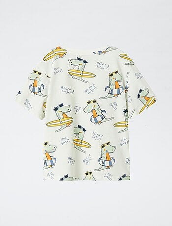 T-shirt com estampado Dinossauro 'Guppy'