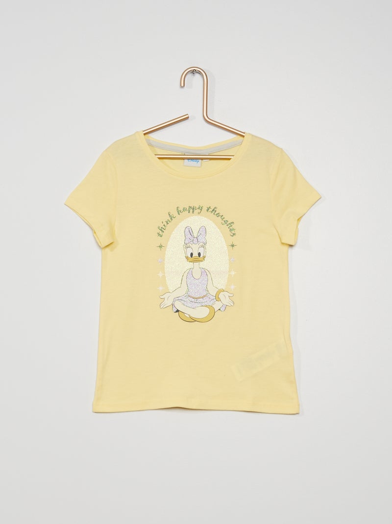 T-shirt com estampado 'Disney' AMARELO - Kiabi