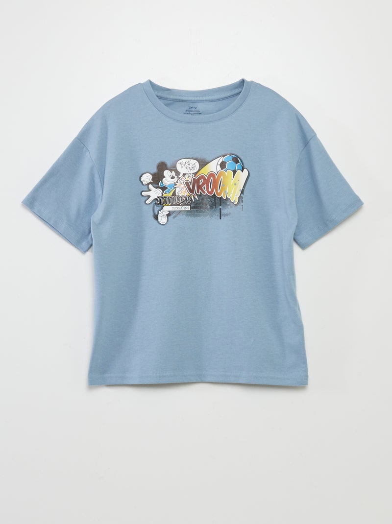 T-shirt com estampado 'Disney' AZUL - Kiabi