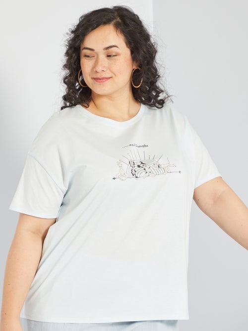 T-shirt com estampado 'Disney' - Kiabi