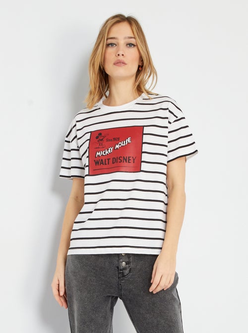 T-shirt com estampado 'Disney' - Kiabi