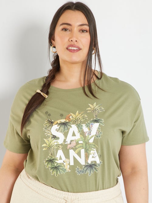 T-shirt com estampado 'Disney' - Kiabi