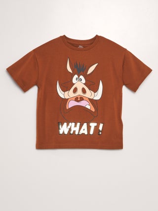 T-shirt com estampado 'Disney'