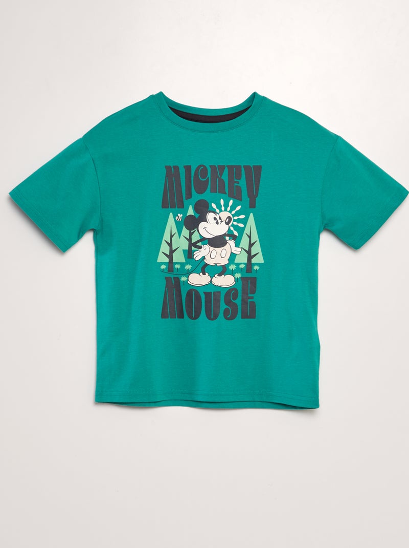 T-shirt com estampado 'Disney' VERDE - Kiabi
