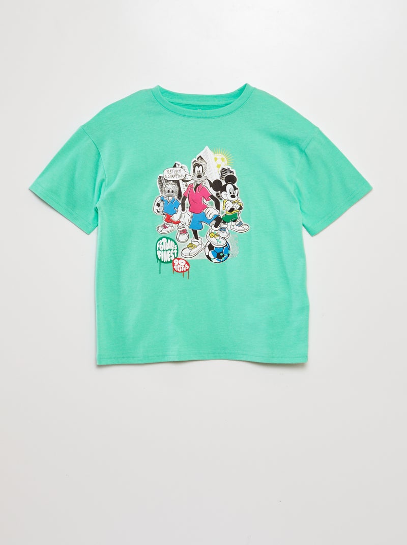 T-shirt com estampado 'Disney' VERDE - Kiabi