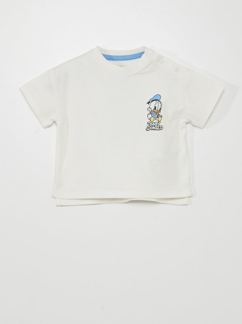 T-shirt com estampado 'Donald' BRANCO - Kiabi