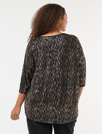 T-shirt com estampado dourado 'Only Carmakoma'