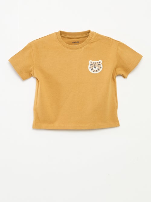 T-shirt com estampado em relevo - Kiabi