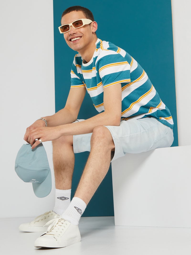 T-shirt com estampado 'extraterrestre' BRANCO - Kiabi