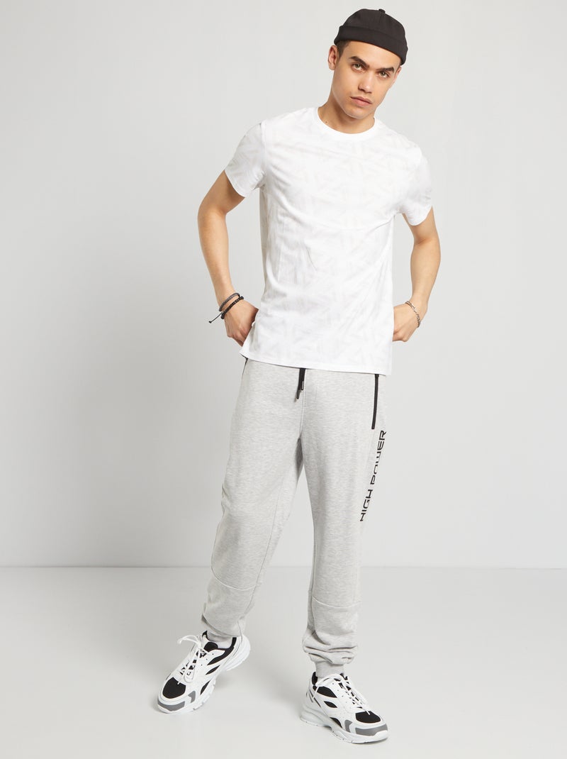 T-shirt com estampado 'extraterrestre' BRANCO - Kiabi