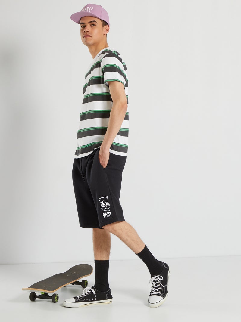 T-shirt com estampado 'extraterrestre' BRANCO - Kiabi