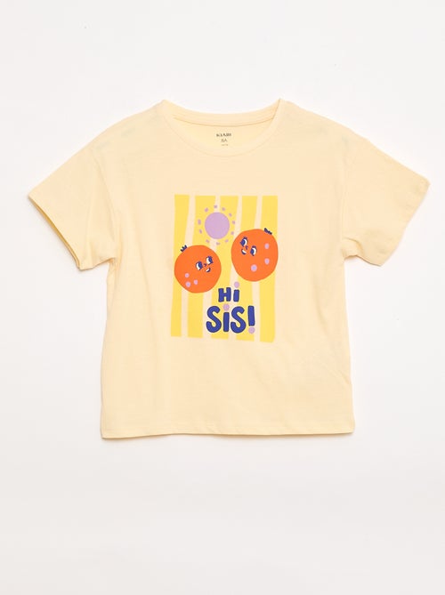 T-shirt com estampado fantasia - Kiabi