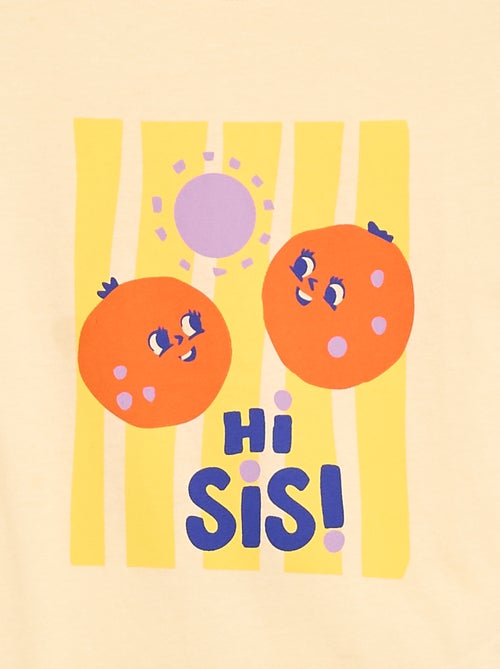 T-shirt com estampado fantasia - Kiabi