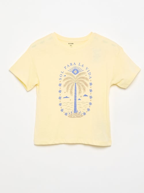 T-shirt com estampado fantasia - Kiabi T-shirt com estampado fantasia - Kiabi