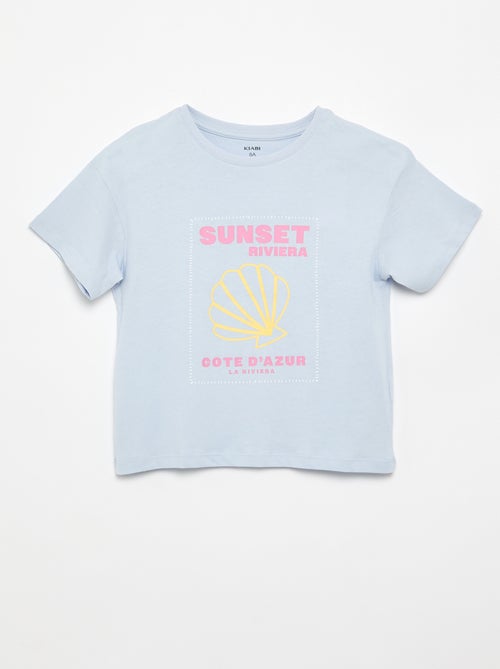 T-shirt com estampado fantasia - Kiabi