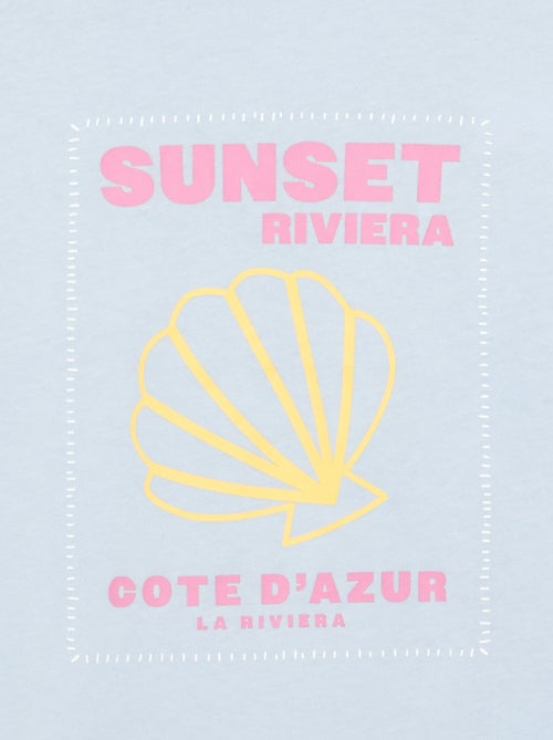 T-shirt com estampado fantasia - Kiabi