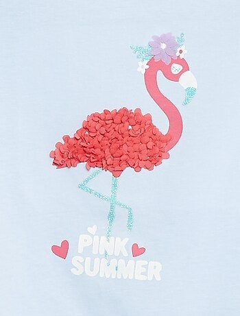 T-shirt com estampado fantasia