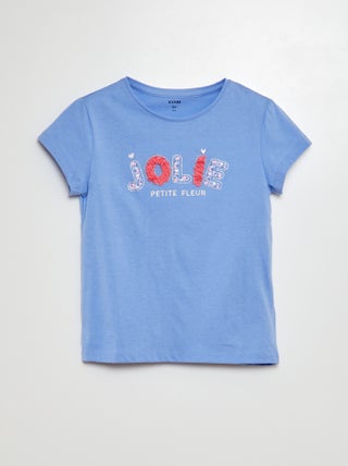 T-shirt com estampado fantasia