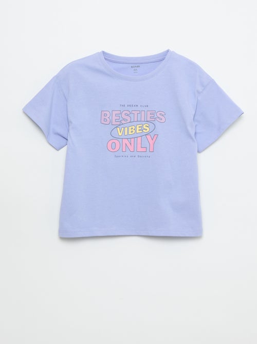 T-shirt com estampado fantasia - Kiabi