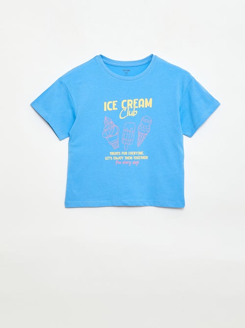 T-shirt com estampado fantasia - Kiabi