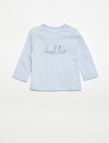 T-shirt com estampado fantasia