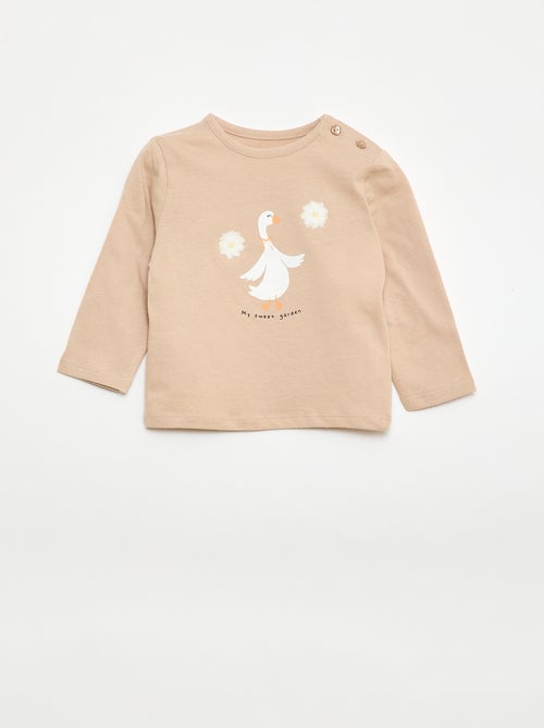 T-shirt com estampado fantasia - Kiabi