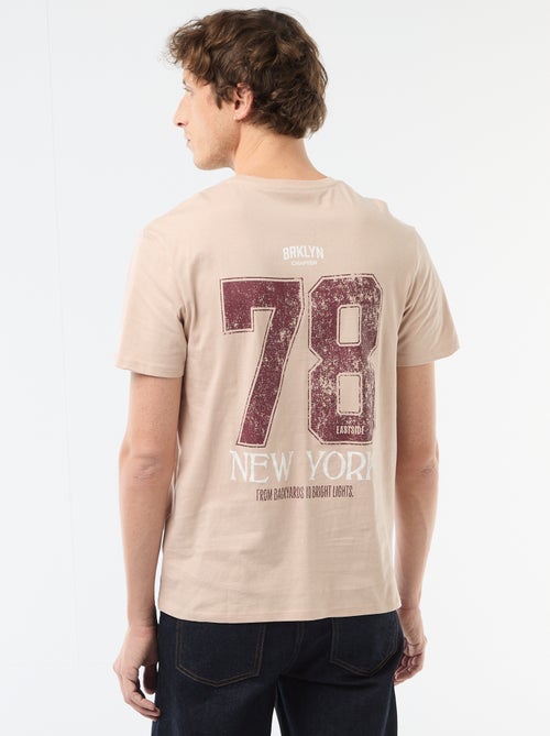 T-shirt com estampado fantasia - Kiabi