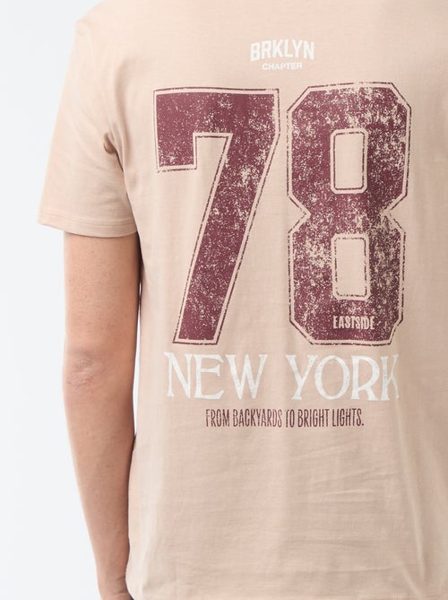 T-shirt com estampado fantasia - Kiabi