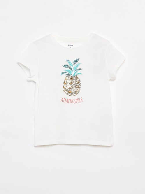 T-shirt com estampado fantasia - Kiabi