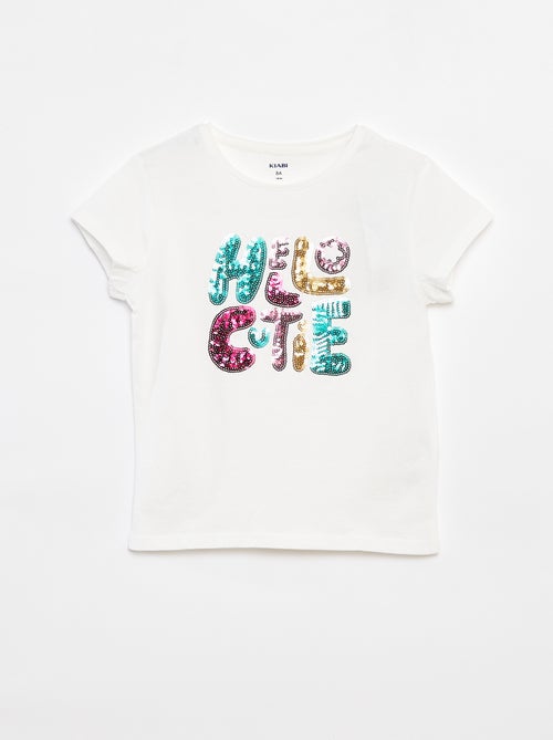 T-shirt com estampado fantasia - Kiabi